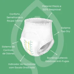 Abena Pants Premium L1 Fralda Cueca Incontinência 15 Unidades
