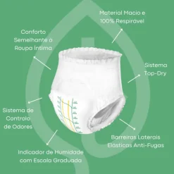 Abena Pants Premium L3 Fralda Cueca Incontinência 15 Unidades
