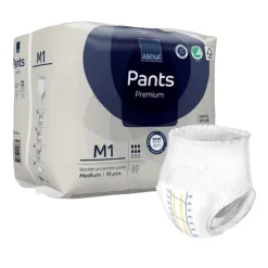Abena Pants Premium M1 Fraldas Cueca Incontinência Moderada 15 Unidades