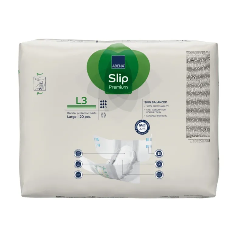 Abena Slip Premium L3 Fraldas Incontinência Grave 20 Unidades