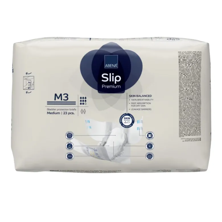 Abena Slip Premium M3 Fraldas Incontinência Grave 23 Unidades