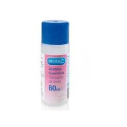 Acetona Suavizada Alvita 60 mL