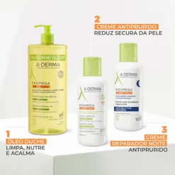 A-Derma Exomega Control Óleo de Limpeza 1000ml | Pele Atópica Bebés e Adultos