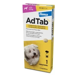 AdTab Comprimido Mastigável para Cães 2,5-5,5Kg