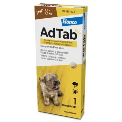 AdTab Comprimido Mastigável para Cães 1,3-2,5Kg