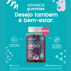 Advancis Sexual Libido Gummies 60 Gomas | Energia e Equilíbrio Hormonal