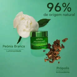 Apivita Bee Radiant Gel-creme Envelhecimento & Antifadiga Textura Ligeira 50ml
