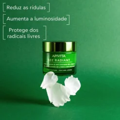 Apivita Bee Radiant Gel-creme Envelhecimento & Antifadiga Textura Ligeira 50ml
