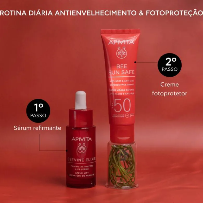 Apivita Bee Sun Safe Anti-Spot e Anti-Age Creme FPS50 50ml