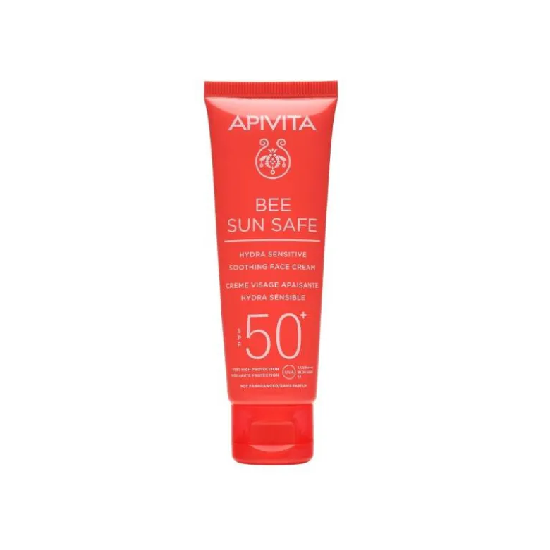 Apivita Bee Sun Safe Creme Apaziguante Hidra Sensitive SPF50+ 50ml