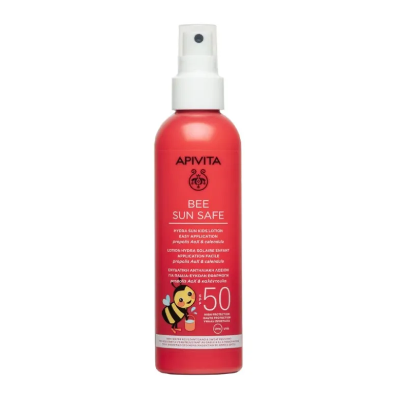 Apivita Bee Sun Safe Kids Spray SPF50 Oferta Puzzles e Lápis de Cor