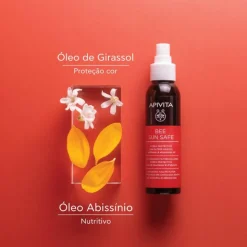 Apivita Bee Sun Safe Óleo Capilar Protetor Solar 100ml