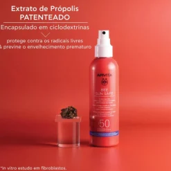 Apivita Bee Sun Safe Spray Hidra Ultraligeiro Rosto e Corpo SPF50 200ml