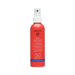 Apivita Bee Sun Safe Spray Hidra Ultraligeiro Rosto e Corpo SPF50 200ml