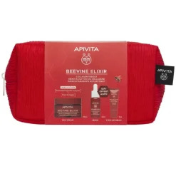Apivita Beevine Elixir Pack Antirrugas Lifting | Creme Rico + Sérum + Olhos | Pele Seca
