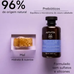 Apivita Champô Couro Cabeludo Sensível 250ml