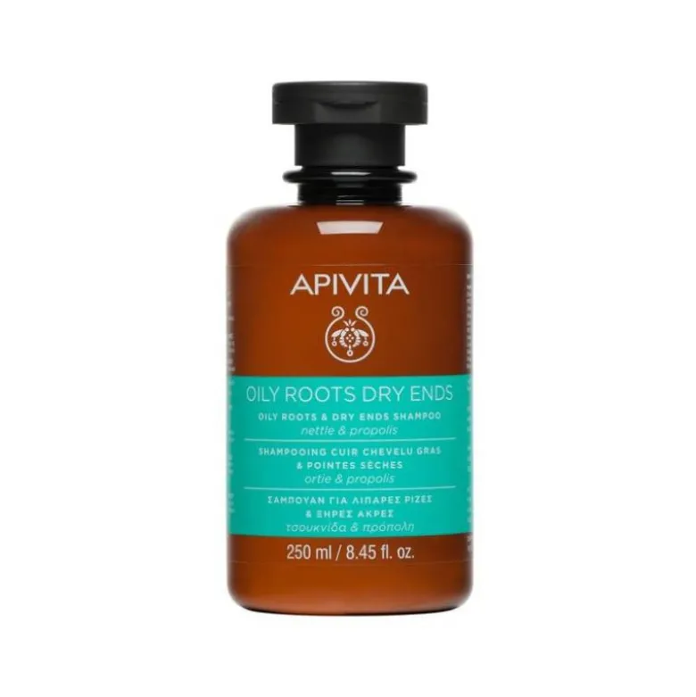 Apivita Champô Raízes Oleosas e Pontas Secas 250ml