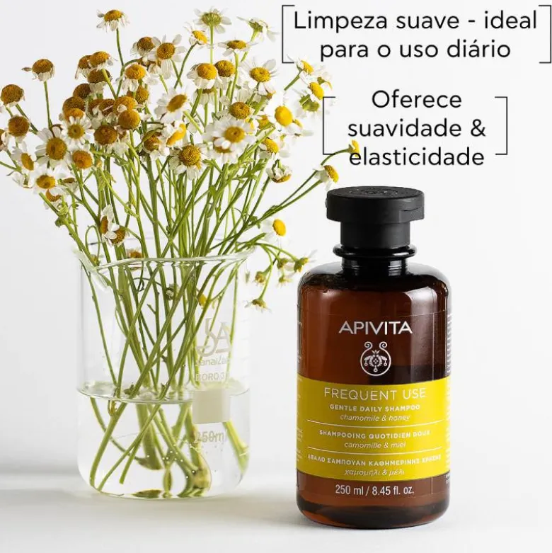 Apivita Champô Suave Uso Frequente 250ml