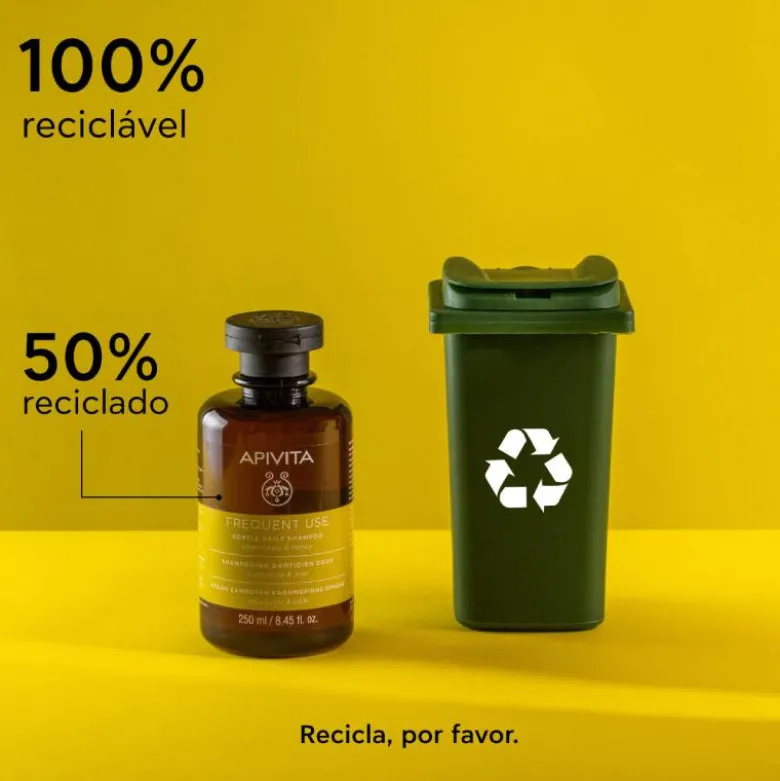 Apivita Champô Suave Uso Frequente 250ml