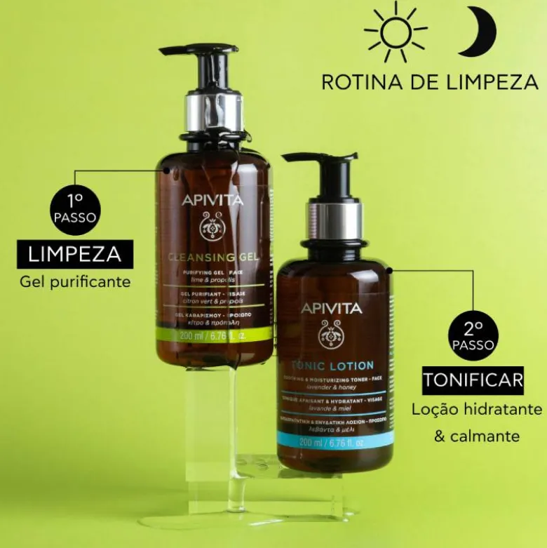 Apivita Gel Purificante Rosto 200ml