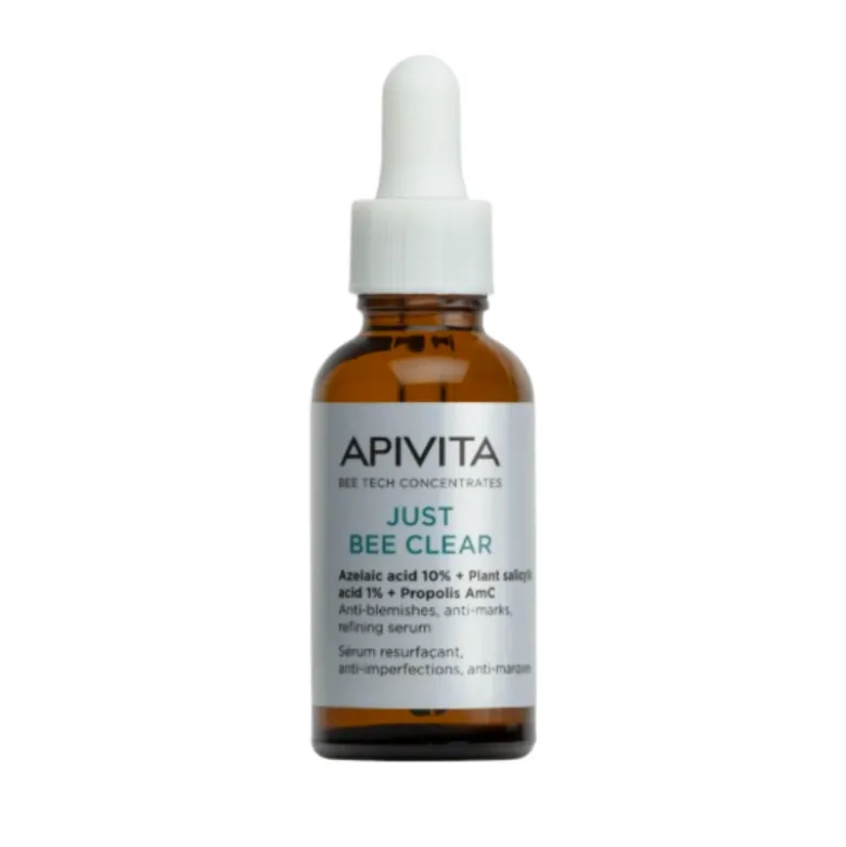 Apivita Just Bee Clear Sérum Anti-Imperfeições 30ml | Atenua Marcas Acne e Afina a Pele