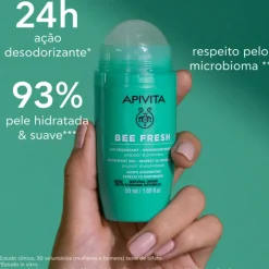 Apivita Pack Bee Fresh Deo 24H 2x50ml | -50% 2ªUnidade | Desodorizante sem Alumínio