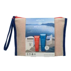 Apivita Pack Bee Sun Creme Anti-Manchas SPF50 50ml + Pós-Solar 100ml + Bolsa