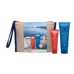 Apivita Pack Bee Sun Gel-Creme SPF30 50ml + Pós-Solar 100ml + Bolsa Oferta