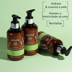 Apivita Tonic Mountain Tea Leite Hidratante Corporal 200ml