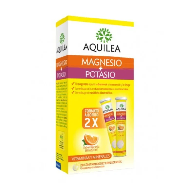Aquilea Magnésio + Potássio Comprimidos Efervescentes x28