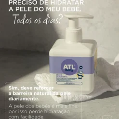 ATL Baby Creme Hidratante 400g | Hidratação Suave para Pele Atópica Bebé