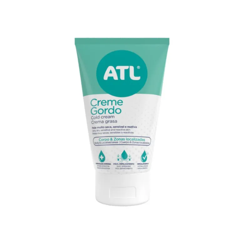 ATL Creme Gordo 100g | Nutrição Intensa e Ação Anti-Estrias Peles Muito Secas
