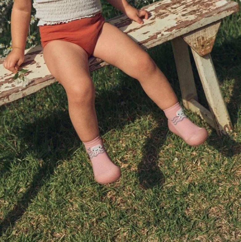 Attipas Aqua Octopus Pink Tam 21.5 | Calçado Barefoot Infantil para Água e Verão