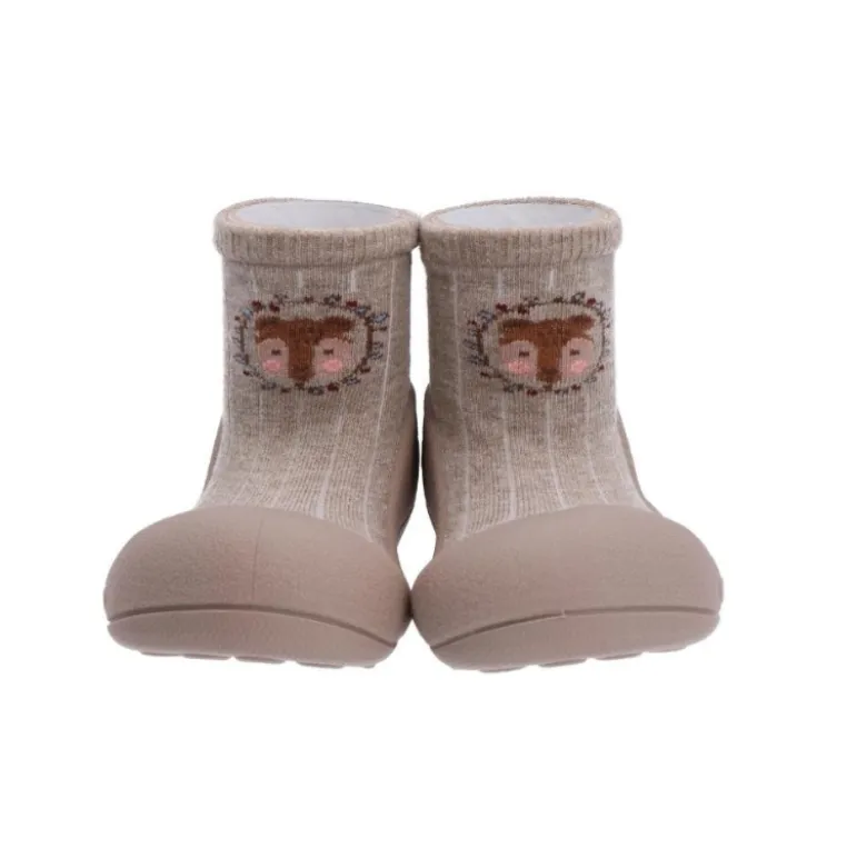 Attipas Baby Bear Beige Tamanho 19 | Sapato Bebé Ergonómico e Respirável