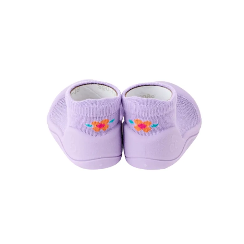 Attipas Butterfly Purple Tamanho 21.5 | Sapato Bebé Design Barefoot