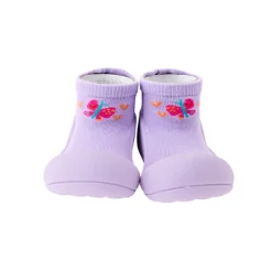 Attipas Butterfly Purple Tamanho 21.5 | Sapato Bebé Design Barefoot