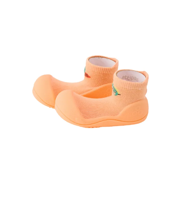 Attipas Chameleon Orange Tamanho 21.5 | Sapato Bebé Design Barefoot