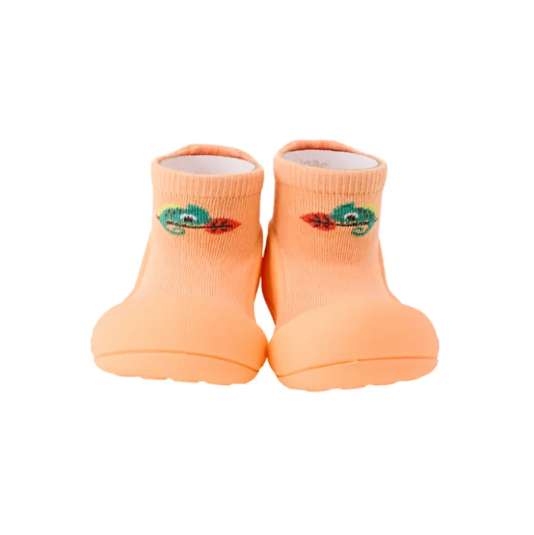 Attipas Chameleon Orange Tamanho 21.5 | Sapato Bebé Design Barefoot