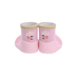 Attipas Fairy Pink Tamanho 21.5 |Sapato Bebé Rosa Design Barefoot