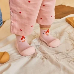 Attipas Fairy Pink Tamanho 21.5 |Sapato Bebé Rosa Design Barefoot