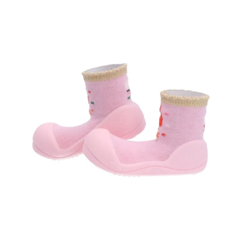 Attipas Fairy Pink Tamanho 19 |Sapato Bebé Rosa Design Barefoot