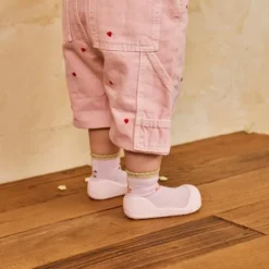 Attipas Fairy Pink Tamanho 19 |Sapato Bebé Rosa Design Barefoot