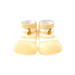 Attipas Fruity Yellow Sapato Bebé AQUA-X Barefoot T21.5 | Secagem rápida e ideais para praia e verão