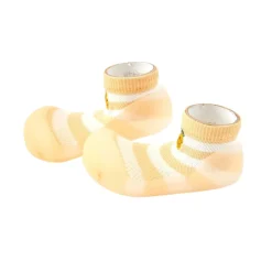 Attipas Fruity Yellow Sapato Bebé AQUA-X Barefoot T21.5 | Secagem rápida e ideais para praia e verão