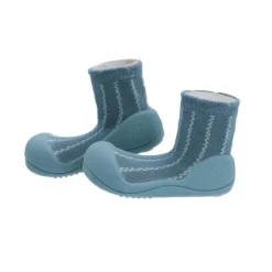 Attipas Piping Blue Tamanho 20 |Sapato Bebé Azul Design Barefoot