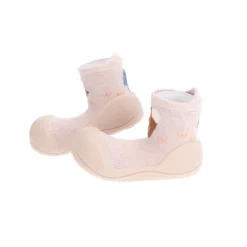 Attipas Woodland Beige Fox Tamanho 21.5 | Sapato Bebé Barefoot