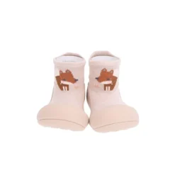 Attipas Woodland Beige Fox Tamanho 20 | Sapato Bebé Barefoot