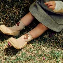 Attipas Woodland Beige Fox Tamanho 20 | Sapato Bebé Barefoot