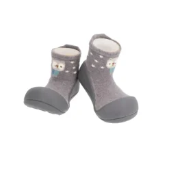 Attipas Woodland Grey Owl Tamanho 19 | Sapato Bebé Barefoot