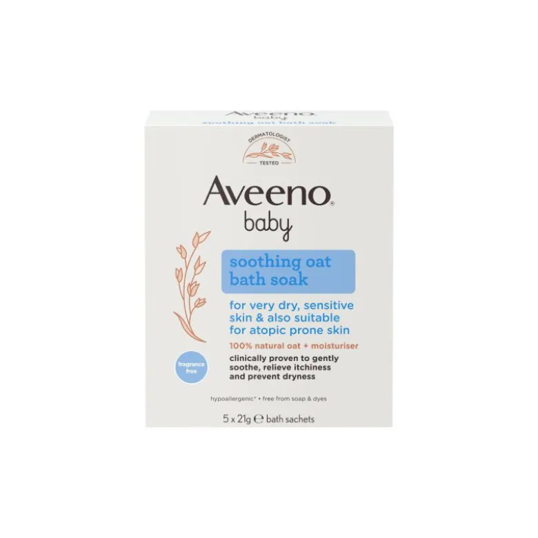 Aveeno Baby Pó de Banho Aveia 5x21g